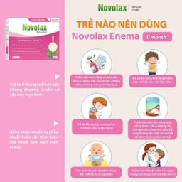 Ống bơm trực tràng Novocare Novolax Enema tuýp 3ml,6 ml - Thụt táo bón cho trẻ em từ 0 tháng tuổi, 3 tuổi và người lớn 4