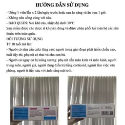Viên Uống Bổ Sung Canxi Hữu Cơ TinfoCalci New Hộp 30 Viên Giúp Xương Chắc Khỏe Phòng Ngừa Loãng Xương 5