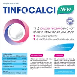 Viên Uống Bổ Sung Canxi Hữu Cơ TinfoCalci New Hộp 30 Viên Giúp Xương Chắc Khỏe Phòng Ngừa Loãng Xương 3