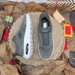 [Chính Hãng] Giày S-K-E Nam Slip-ins Không Cần Buộc Dây, Giày Sneaker Thể Thao Êm Chân Màu Xanh Bộ đội 1