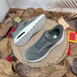 [Chính Hãng] Giày S-K-E Nam Slip-ins Không Cần Buộc Dây, Giày Sneaker Thể Thao Êm Chân Màu Xanh Bộ đội 4