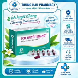 Viên uống Ích Huyết Khang bổ huyết, giảm rối loạn kinh nguyệt, đau bụng kinh (Hộp 30 viên) 1
