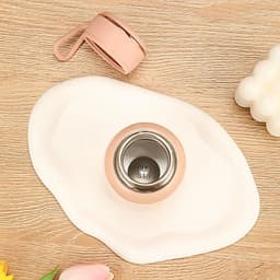 Bình giữ nhiệt mini XINHOU màu pastel dung tích 300ml thiết kế nhỏ gọn lõi inox 316 giữ nhiệt nóng lạnh 7