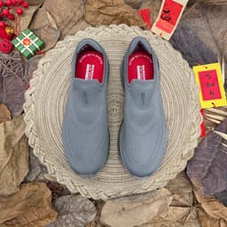 [Chính Hãng] S-K-E GOwalk Slip-ins Nam Xám Hồng – Xỏ Nhanh Không Cần Buộc Dây, Êm Nhẹ Cả Ngày 1