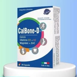 Calbone-D+ 1 viên mỗi ngày giúp xương răng chắc khỏe, hấp thu tối ưu với Canxi sinh học,Magie,MK7 và vitamin(hộp 60 viên 2