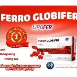 SẮT SINH HỌC NHẬP KHẨU TỪ CHÂU ÂU Ferro Globifer BỔ SUNG SẮT, GIẢM NGUY CƠ THIẾU MÁU CHỈ VỚI 1 VIÊN MỖI NGÀY HỘP 60viên 3