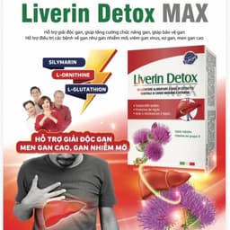 Liverin Detox MAX-HỖ TRỢ GIẢI ĐỘC GAN MEN GAN CAO,GAN NHIỄM MỠ giúp tăng cường chức năng gan (hộp 60 viên) MÈO MẬP SHOP  1