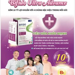 Bifido Ultra Advance – 10 tỷ lợi khuẩn giúp tiêu hóa khỏe mạnh, giảm táo bón, cân bằng hệ vi sinh đường ruột mỗi ngày! 1