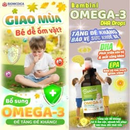 Bambini Omega-3 DHA DrOpS Giọt vàng cho trí não và thị lực trẻ nhỏ. “MẮT SÁNG KHOẺ- TRẺ THÔNG MINH” 8