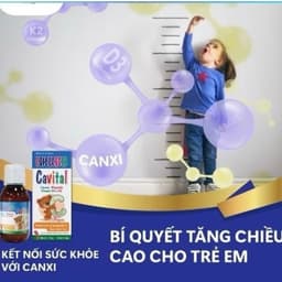 CANXI SINH HỌC IMUNO CAVITAL CÔNG NGHỆ LIPOCAL™ HẤP THỤ CANXI NHIỀU HƠN - TĂNG CHIỀU CAO VƯỢT TRỘI CHO TRẺ 4