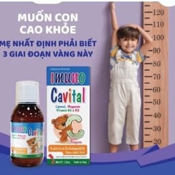 CANXI SINH HỌC IMUNO CAVITAL CÔNG NGHỆ LIPOCAL™ HẤP THỤ CANXI NHIỀU HƠN - TĂNG CHIỀU CAO VƯỢT TRỘI CHO TRẺ 2