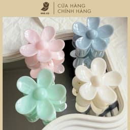 Kẹp Tóc Hoa Sứ In 3D NHÀ CÚ Kẹp Bấm Càng Cua Phong Cách Nhật 6194 6