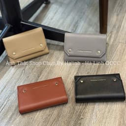 Ví Gấp 3 Da Xước 2 Đinh CLS Ví Mini 1