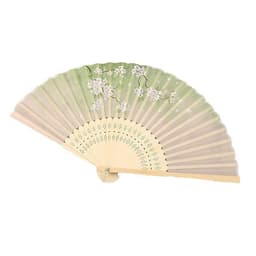 QUẠT XẾP PHONG LÊ ẢNH CỔ TRANG - Quạt Gấp Nan Tre Họa Tiết Cánh Bướm Khung 21cm Phụ Kiện Sườn Xám Cổ Điển 6