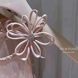 Set Áo Yếm Tầng Bèo Hoa 3D + Chân Váy Voan Tiểu Thư Sang Chảnh Đi Biển Chụp Ảnh Ananclothing4 6