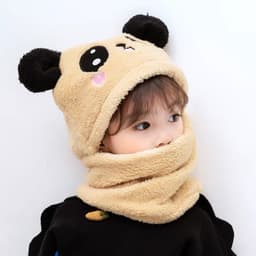 Mũ Lông Tai Gấu 3in1 Cho Bé Từ 2-8 Tuổi 3