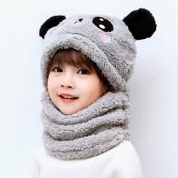 Mũ Lông Tai Gấu 3in1 Cho Bé Từ 2-8 Tuổi 7