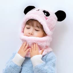 Mũ Lông Tai Gấu 3in1 Cho Bé Từ 2-8 Tuổi 4