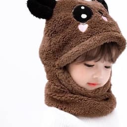 Mũ Lông Tai Gấu 3in1 Cho Bé Từ 2-8 Tuổi 6