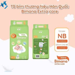 COMBO 2 BỊCH Tã/Bỉm Dán/Quần BIMANA EXTRA CARE Thấm Hút Tốt, Đủ Size NB68 - 4XL42. 4
