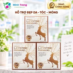 Viên uống L-CYSTINE PREMIUM hỗ trợ mọc tóc, làm đẹp da, cải thiện da tối màu,giảm lão hóa (H/60v) 2