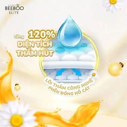 Combo 2 Bịch Bỉm Dán/ Bỉm Quần Beeboo Elite Thương Nhật Bản, Mềm Mịn, Thấm Hút 1500ml, Đủ Size XS/S/M/L/XL/2XL/3XL 4