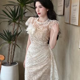 ĐẦM BODY REN DỰ TIỆC XÉO TÀ XUKADRESS 3
