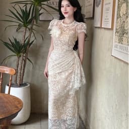 ĐẦM BODY REN DỰ TIỆC XÉO TÀ XUKADRESS 4