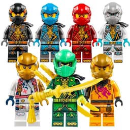 Tổng Hợp Mô Hình Lắp Ghép Nhân Vật Dragon Rising 3-Minifigures Ninjago 5 Bậc Thầy Bị Cấm,Dragon Warrior,Wyld Fyre 2