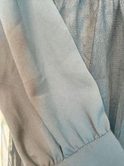 [2hand] Đầm thu đông kiểu vest phối sơ mi liền váy voan 3 lớp size S 4