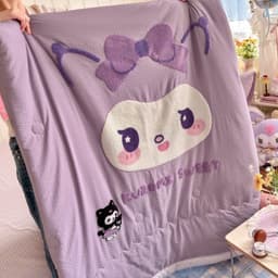 Bộ ga gối chăn trần bông 4 món,thêu nổi hoạ tiết xinh xắn,vải đũi hàn mát mềm mịn 2
