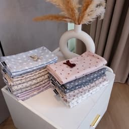 Vỏ gối Đũi Linen mát mịn hoạ tiết hoa nhí xinh xắn,kích cỡ 48x72 7