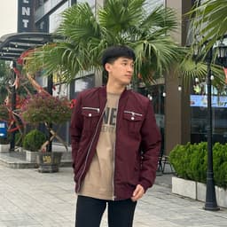 Áo Khoác Bomber DSQ Nam Nữ Khóa Zip Bạc Phối Khóa 2 Bên Túi Hộp Chất Liệu Gió 2 Lớp Phong Cách Trẻ Trung Ấm Áp 2