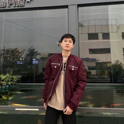 Áo Khoác Bomber DSQ Nam Nữ Khóa Zip Bạc Phối Khóa 2 Bên Túi Hộp Chất Liệu Gió 2 Lớp Phong Cách Trẻ Trung Ấm Áp 3