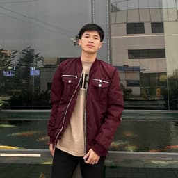 Áo Khoác Bomber DSQ Nam Nữ Khóa Zip Bạc Phối Khóa 2 Bên Túi Hộp Chất Liệu Gió 2 Lớp Phong Cách Trẻ Trung Ấm Áp 4