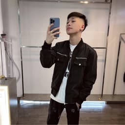 Áo Khoác Bomber DSQ Nam Nữ Khóa Zip Bạc Phối Khóa 2 Bên Túi Hộp Chất Liệu Gió 2 Lớp Phong Cách Trẻ Trung Ấm Áp 6