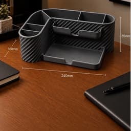 Khay Đựng Đồ Để Bàn Đa Ngăn In 3D, Kệ Đựng Bút Điện Thoại Văn Phòng Phẩm Cỡ Lớn 3