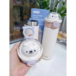 Bình giữ nhiệt Fuji Boo 500ml Inochi  – Inox 316, Giữ nhiệt trên 6h, thiết kế dễ thương 7