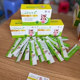 Siro ho bổ phế Lapota hộp 20 gói - Hỗ trợ giảm ho, giảm đờm, giảm đau rát họng, viêm họng, viêm phế quản 2