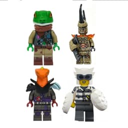 Tổng Hợp Nhân Vật Mô Hình Lắp Ghép Ninjago Minifigures Dragon Rising alfonzo,Frak,Fuji Dove 4