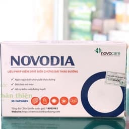 Viên uống Novodia hộp 30 viên -  Hỗ trợ giảm nguy cơ biến chứng tim mạch của đái tháo đường 4