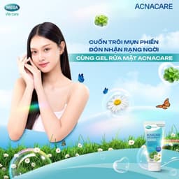 Gel rửa mặt dịu nhẹ làm sạch da dầu và da dễ nổi mụn – Acnacare Face Cleanser Gel – Tuýp 75g 2