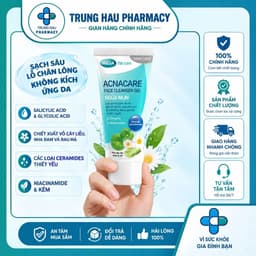 Gel rửa mặt dịu nhẹ làm sạch da dầu và da dễ nổi mụn – Acnacare Face Cleanser Gel – Tuýp 75g 1