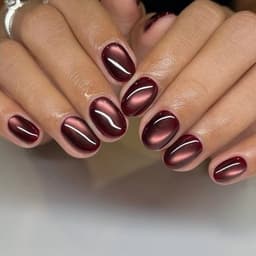 Mắt Mèo Đỏ Burgundy Rượu Vang Ánh Nhung Sang Trọng – Mã 223 4