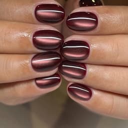 Mắt Mèo Đỏ Burgundy Rượu Vang Ánh Nhung Sang Trọng – Mã 223 6