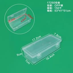 (1-5cái) Hộp nhựa mini nhỏ 6.2*5.4*4.5cm đựng trang sức phụ kiện ốc vít nail mi hộp đựng đồ vận chuyển Linh Shop... 3