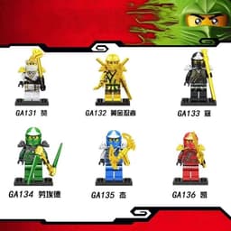 Tổng Hợp Mô Hình Lắp Ghép Nhân Vật Minifigures Ninjago Zx,Pilot,Seasson 1 8