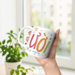 Ly cốc sứ chữa lành CƯỜI NHIỀU LÊN, HÔM NAY CẬU GIỎI VẢI quà tặng kỷ niệm sinh nhật bạn bè đồng nghiệp bản thân ý nghĩa 5