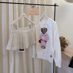 EMPINKSTUDIO / ( SẴN HÀNG) ÁO SWT BEAR RL HÀNG QCCC 9