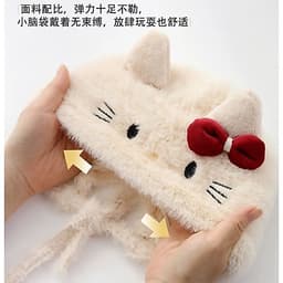 Mũ Trẻ Em Mùa Thu Đông Ấm Áp Bảo Vệ Tai Mũ Len Dệt Kim Cho Bé Gái Mũ Len Bảo Vệ Tai Hoạt Hình Dễ 9